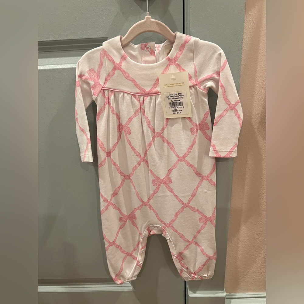 NWT TBBC pennys playsuit belle meade bows